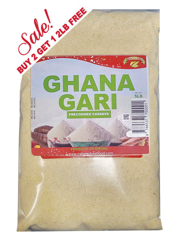 Pure Organic Ghana Gari  5 Lbs.