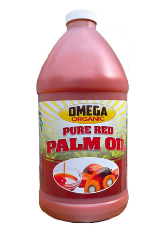 OMEGA Pure Red Palm Oil 4.18 LB  I/2 GALLON