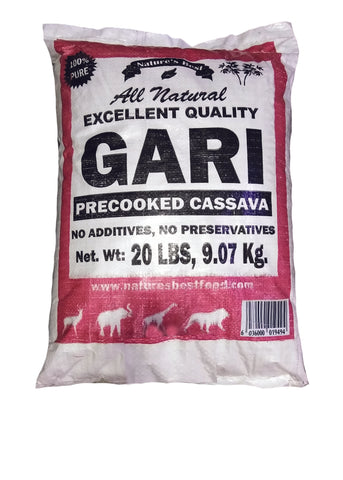 Organic White Ghana Gari   20 lbs.