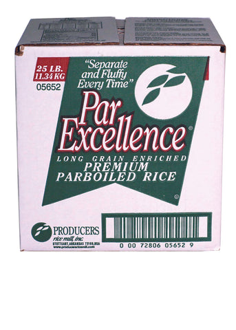 Par Excellence Parboiled Long Grain White Rice - 25 lb. (11.34 KG)
