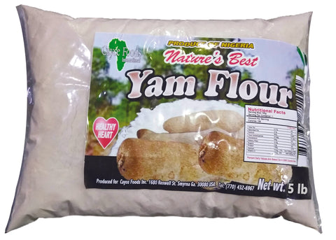 Organic Yam Flour 'Amala'- 5 lbs.